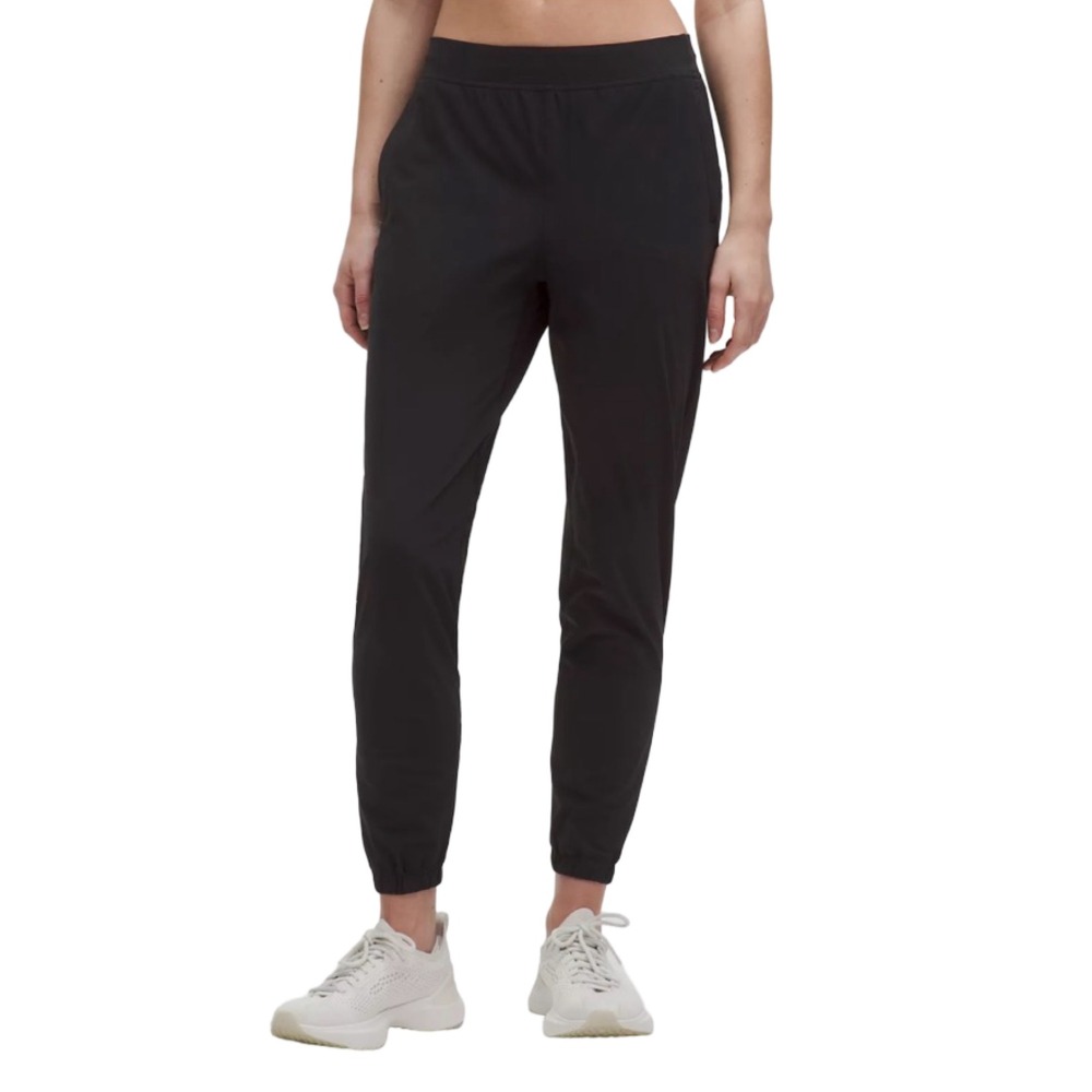 Lululemon Adapted State Jogger Womens 4 Black High Rise Ankle Zip Running